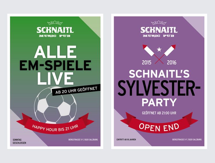 Plakat & Flyer Schnaitl Pub